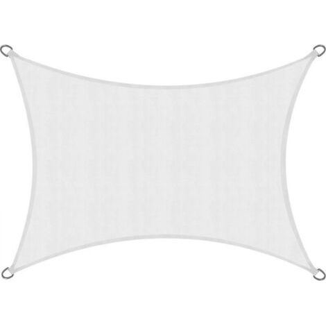 Voile d'ombrage blanche, tente d'extérieur à isolation thermique, aide au camping en plein air, blanc, 2M×3M (1/5)