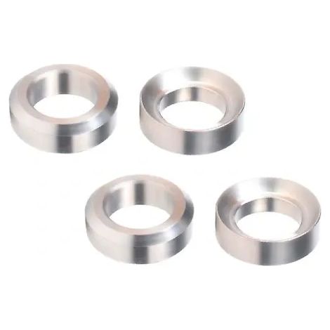 rondelles de boulon de frein de vélo en alliage de titane M6, concaves-concaves, adaptées aux VTT (argent) (1/2)