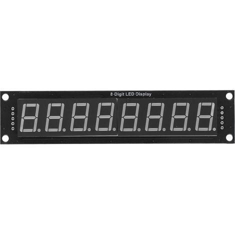 Tube d'affichage à segments LED bleu de 0,56 pouce, module de commande numérique 74HC595 à 8 chiffres, 3 broches d'E/S, 5 V (1/5)