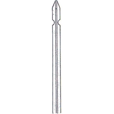 Paletti da recinzione in acciaio zincato a caldo - cm.175h. sezione 30x30x2,7 - kg.2,22