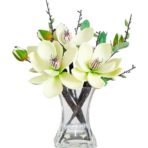 Arrangement de Magnolia avec Vase (1/5)