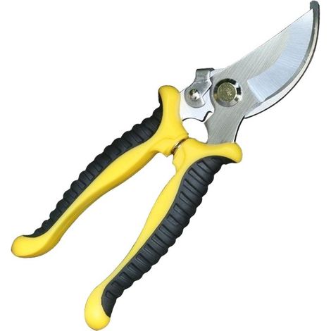 Sécateur professionnel de jardin – Outil de coupe de 19 cm, cisaille robuste, sécateur, outil à main adapté au jardin (1/3)