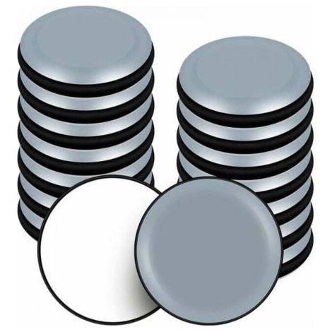 16 Pièces 50mm  Patins en Téflon pour Meubles AdhésifsPatin Glisseur Ronds pour Chaise Canapé Table Fauteuil (1/5)