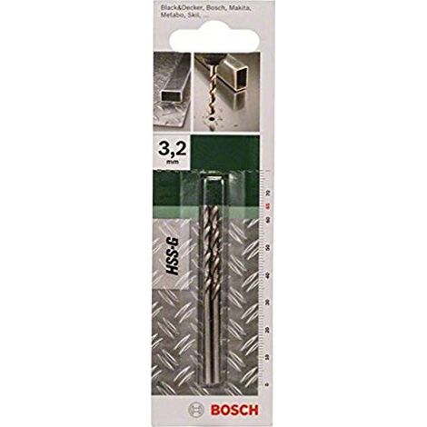 Bosch, 2609255039, Fai da te trapano metallo bit HSS-G 3.2 x 36 x 65 (2) (1/4)