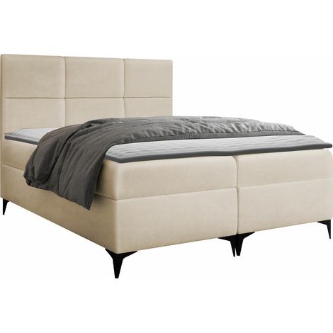Cama continental Mare, Magic Velvet 2250, Continental, Doble, 180x200, Tapiz, Somieres, 184x208x115cm (1/5)