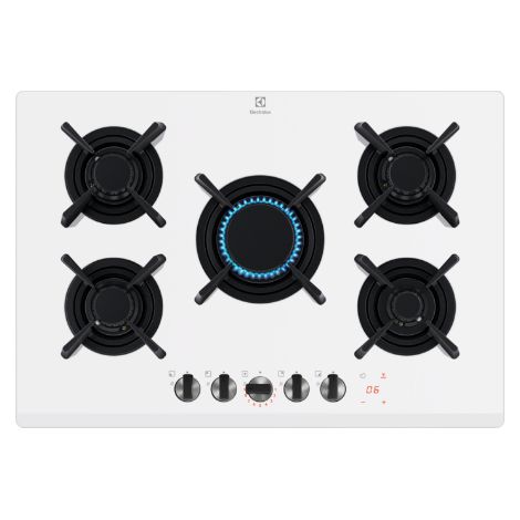Electrolux KGG753753W Piano cottura Serie 800 Flamelight 75cm (1/5)