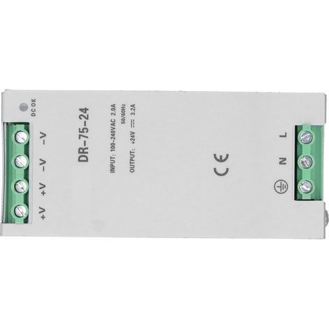 Alimentation à découpage BERM, transformateur de commande pour rail DIN DR7524 100-240 V CA (1/5)