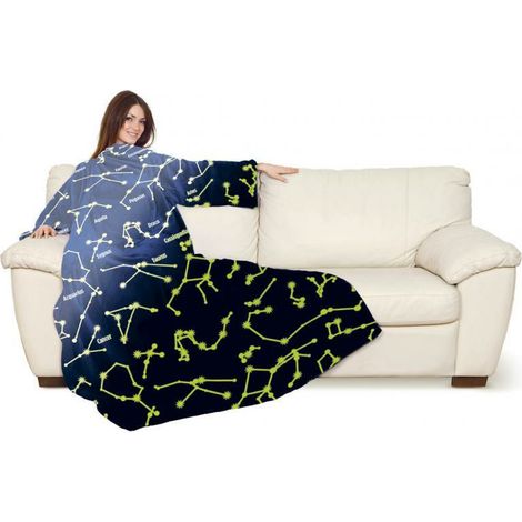 Kanguru 1154 mantas 140 x 180 cm Poliéster Azul