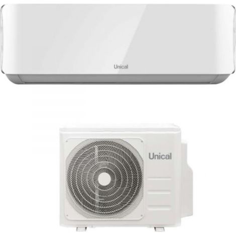 Klimagerät Unical Inverter Mono Split Serie AIR CRISTAL 10000 Btu KMUN 10H R-32 Wi-Fi Optional