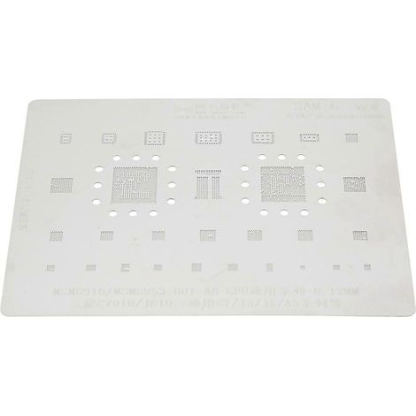 Reballing-Schablone für BGA-CPUs von Samsung-Geräten (C7010, J610)