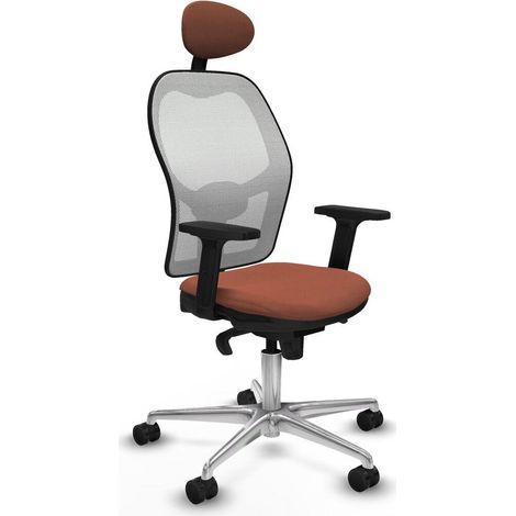 Piqueras y Crespo Jorquera Chaise de bureau blanc ergonomique (1/3)