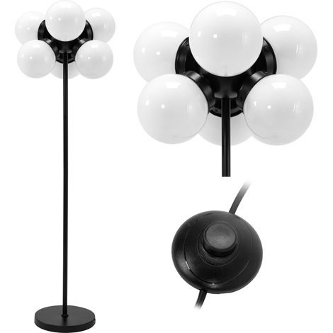 LAMPADA da TERRA APP905-6F LOFT SFERA 6-PUNTI LUCE E27 40X127,5CM