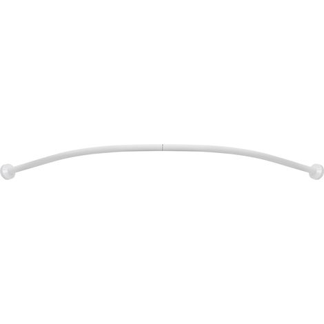 GEDY  Asta Doccia Semicircolare in Alluminio Anodizzato, Dimensioni 6,2 x 87,1 x 87,1 cm e Peso 0,335 kg (1/4)
