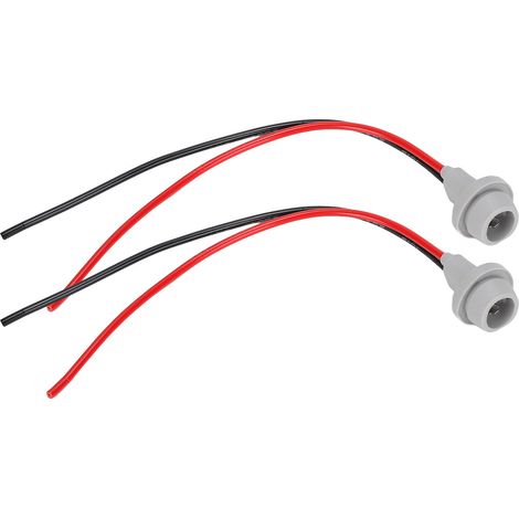 2 Stück Lampenfassung, hitzebeständig, weich, einfache Installation, Lichtsockel-Montageadapter mit Kabel (1/5)