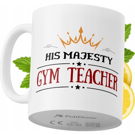 Lustige Tasse für Sportlehrer – Kaffee- oder Teetasse mit witzigem Textdesign – ideal für Geburtstage, Namenstage, Feiertage und besondere Anlässe. Hochwertige Tasse für Zuhause, Büro und Arbeit. Farb