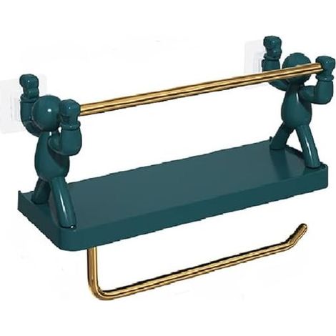 Mandrin de perceuse Étagères Murales Salle deBain, étagères à épices pour la Cuisine, Rangement Maquillage Salle deBain, étagères Amovibles sans Trous, pour la Salle deBain, la Cuisine et Les Toilette (1/4)