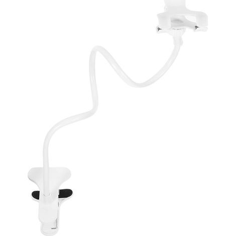 Hängender Handyhalter, verstellbarer und flexibler Handyständer, Zubehör – 75,00 x 8,00 x 7,00 cm – Weiß (1/4)