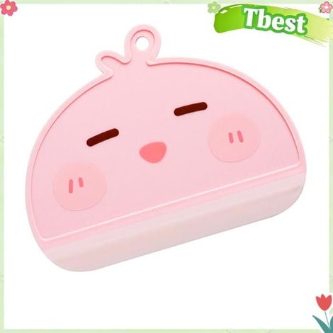 Tbest Raclette de douche de dessin animé Raclette de douche en forme de dessin animé, nettoyage electromenager electrique Rose (1/5)