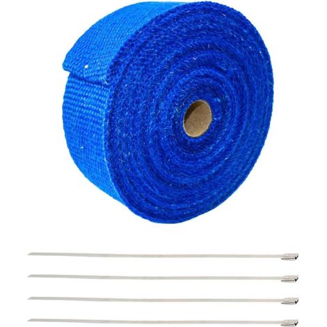 KOMBIUDA Rollo Mejora de Fibra Motocicleta Térmica para Azul (1/5)