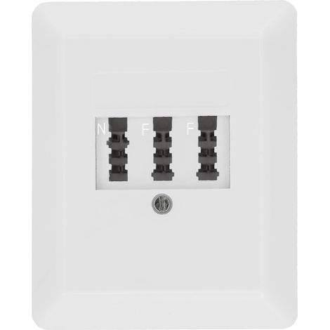 Prise téléphone RNIS en saillie 3 x 6 broches Blanc de signalisation (1/5)