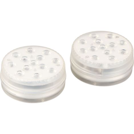 Lot de 13 lampes LED submersibles à changement de couleur pour bassin, avec télécommande et ventouses. (1/5)