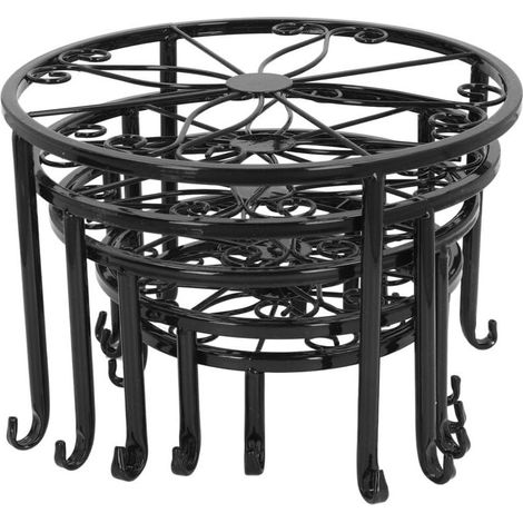 Lot de 5 Supports de Plantes en Métal, Tuteurs Décoratifs Robustes et Stables pour Pots de Fleurs Intérieur et Extérieur (1/4)