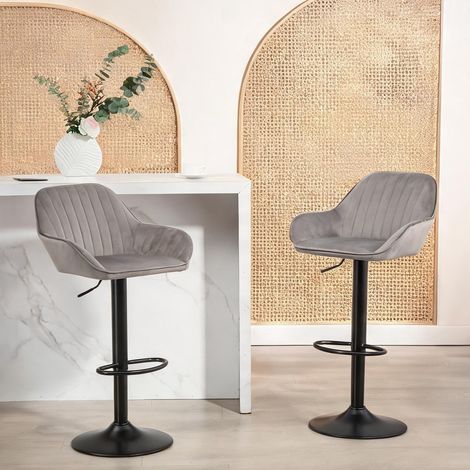 Tabouret de bar réglable de 62 à 83 cm 50,5 x 50 x 107 cm (1/5)
