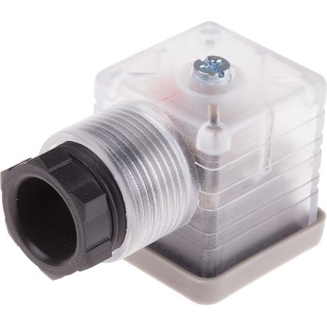 Connecteur pour électrovanne, Femelle, 3P+E, Montage sur câble 10A, 48 V c.c., PG11 ( Prix pour Paquet de 5 ) (1/2)