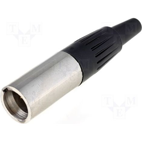 Conector MiniXLR Macho 3Pin Aereo Para Soldar
