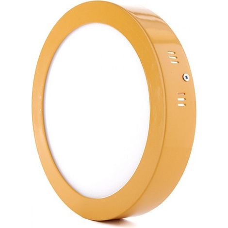 LED Deckenleuchte 18W 1800Lm 2700ºK Kreisförmig Gelb 40.000H [HO-JM18WR-Y-WW]