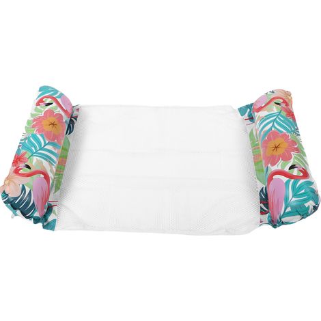 Hamac gonflable pour piscine : transat gonflable pliable en PVC épais, anti-fuites, pour piscine et plage (1/5)