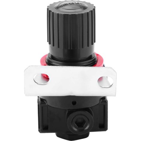 Vanne de régulation de pression d'air avec manomètre pour compresseurs d'air AR2000 G1/4" (1/3)