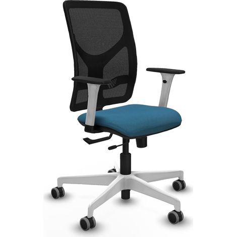 Chaise de bureau piqueras y crespo Motilla blanc support lombaire (1/2)