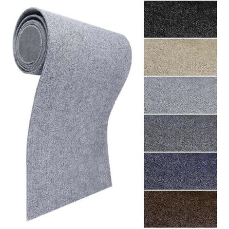 Tapis à griffer pour chat sans danger pour les meubles, taille ajustable et base adhésive, gris clair, M/30 x 100 cm (1/3)