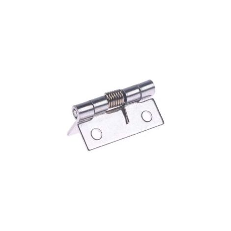 Bisagras para puertas de armario ZVD, 1 pieza, 5 cm de largo, acero inoxidable, bisagra de resorte de esquina con cierre automático, suministros de herrajes para reparación de muebles y armarios - Cre (1/4)