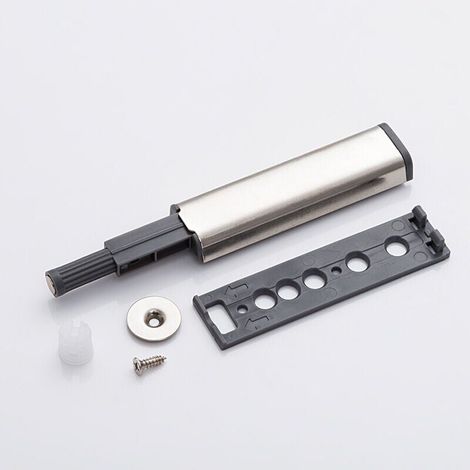 10 Pack Push-to-Open Magnetic Door Catch, Magnetic Catch, Damper Buffer for Cabinet Drawers, Open and Close the Door with Pressure for Cabinet Doors, Drawers, Furniture, (1/4)