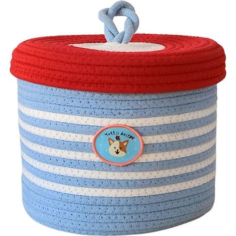 Panier de rangement tressé pour salon, bureau, accessoires de rangement, panier B (1/5)