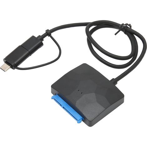 Câble Adaptateur USB Type C vers SATA 3.0 pour Disque Dur 2.5/3.5 Pouces, Compatible PC, Console de Jeu et Ordinateur Portable (1/5)
