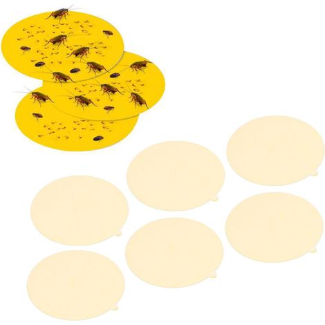 Lot de 10 Pièges à Puces avec Plaques Adhésives Spécial Lampes Anti-Puces et Mouches-KZQ