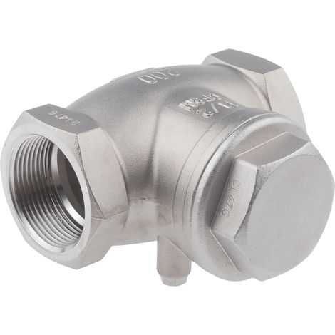 Clapet antiretour en Acier inoxydable RS PRO BSP 1-1/2" ( Prix pour 1 ) (1/2)