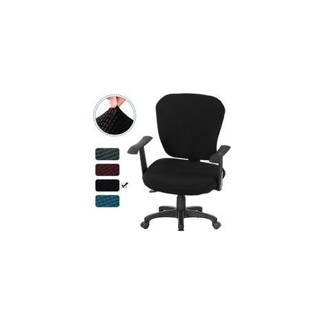 Housse de chaise de bureau extensible, amovible et lavable. (1/5)