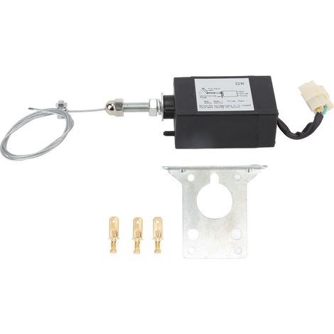 Électrovanne d'arrêt sans chaleur, fonctionnement à faible courant XHQ PT pour générateur DC12V. (1/5)