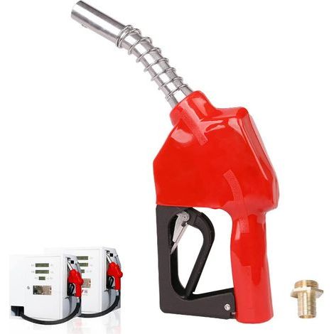 Applicable Pistolet de distribution automatique diesel - Pompe à diesel auto-amorçante - Pistolet à carburant de voiture - Pompe à fioul automatique - Pompe d'aspiration d'huile (1") (1/5)
