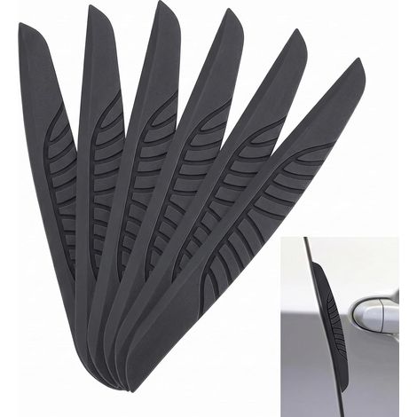 6PCS Car Door Sill Protectors, Prevent Scratches in Parking Lots, Protect Your Vehicle for Your Family, Multi-Position Application on Doors and Mirrors (1/5)