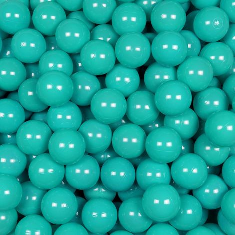Palline giocattolo ø7cm 200pz turchese (1/4)