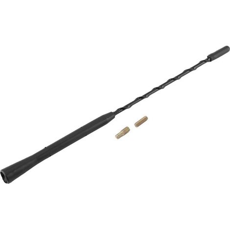 Antenne FM en caoutchouc noir, stable et résistante à l'usure, 28 cm (11 pouces), installation facile, compatible pour voiture (1/5)