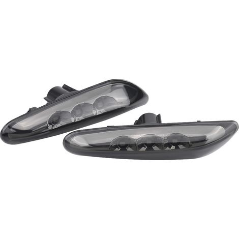 Feu de position et clignotant LED fumé pour BMW Série 1 E82 E88, Série 3 E90 E91 E92 E93, Série 5 E60 E61