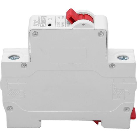 Disjoncteur miniature 1P, pouvoir de coupure 6000 A, Safe PA66, petit disjoncteur CC 250 V CC