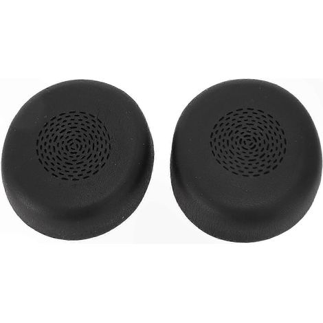 Ohrpolster aus Proteinleder für Evolve2 75 Wireless-Kopfhörer, Ersatzpolsterung, Memory-Schaum, komfortabel, 2er-Set, schwarz (1/5)
