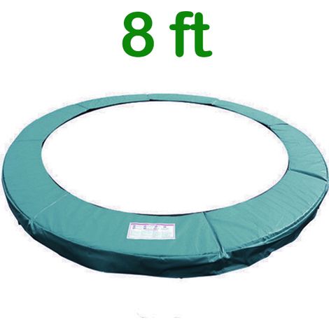 Greenbay Replacement Trampoline Surround Pad Foam Safety Guard Spring Cover Padding Pads Green 8FT